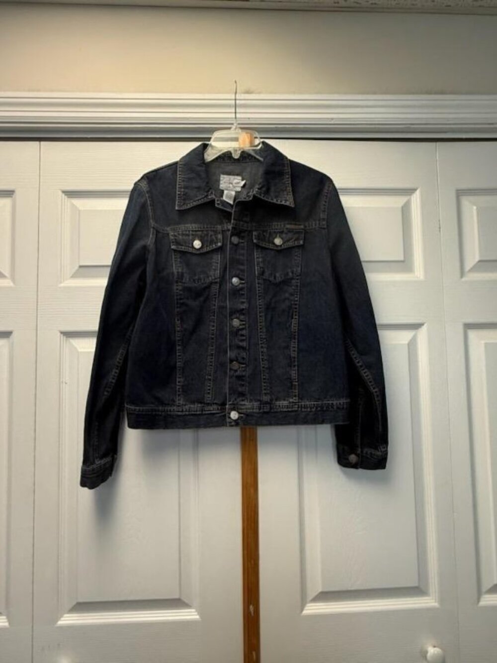 VTG - Calvin Klein Women's Trucker Denim Jacket - Sz L